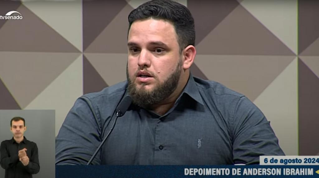 Em depoimento a CPI no Senado, empresário Anderson Ibrahim acusa presidente do CAP de mentir durante depoimento; Roberto Avatar responderá ao vivo nesta quinta no Módulo Esportes